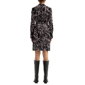 Shirt Dress with Belt Women QS image-5