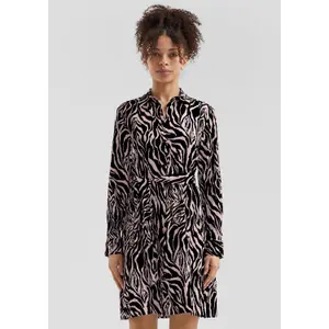 Shirt Dress with Belt Women QS image-6