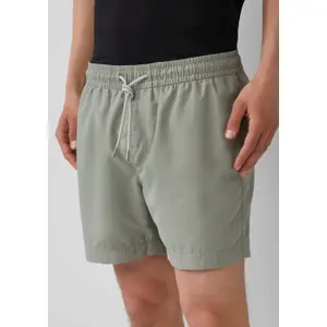 Elastic Waist Shorts with Practical Pockets QS image-1