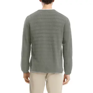 Textured Ribbed Wash Jersey Sweater QS image-5