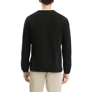 Textured Ribbed Wash Jersey Sweater QS image-5