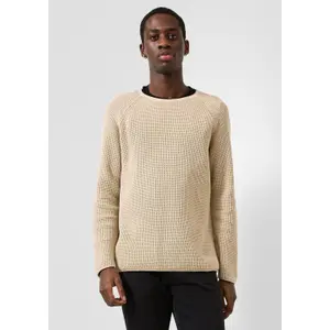 Openwork Washed Knit Sweater QS image-6