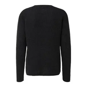 Openwork Washed Knit Sweater QS image-1