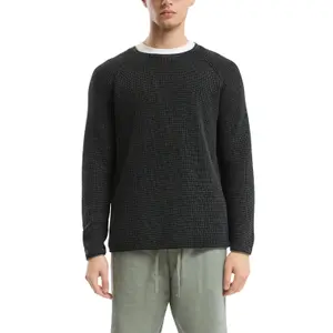 Openwork Washed Knit Sweater QS image-2