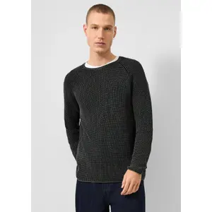 Openwork Washed Knit Sweater QS image-6