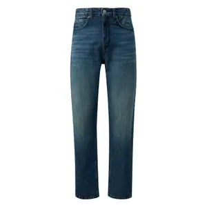 Mid-Rise Relaxed Fit Jeans Tapered Leg QS Devon image-0