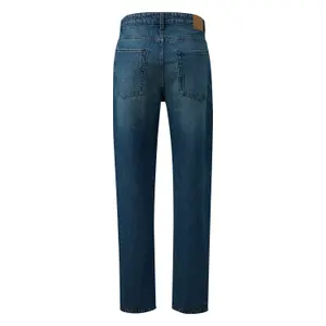 Mid-Rise Relaxed Fit Jeans Tapered Leg QS Devon image-1