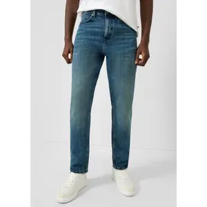 Mid-Rise Relaxed Fit Jeans Tapered Leg QS Devon image-6