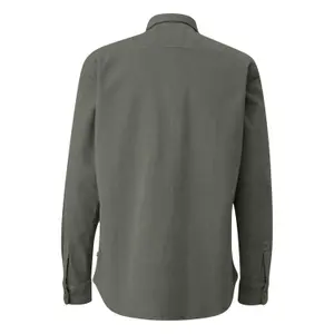 Long Sleeve Corduroy Overshirt with Pockets QS image-1