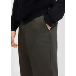 Oxford Fit Slim Chino Trousers QS image-3