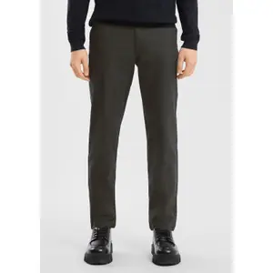 Oxford Fit Slim Chino Trousers QS image-6