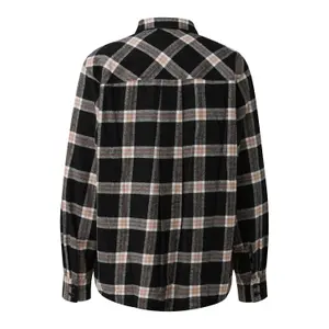 Women's Check Flannel Shirt QS image-1