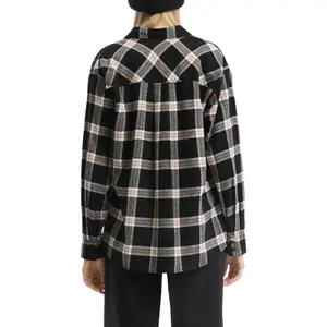 Women's Check Flannel Shirt QS image-5