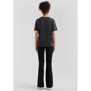 Women's Bootcut Flared Jersey Trousers with Slits QS image-4