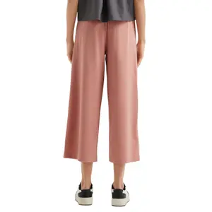Wide High-Waisted Culotte Trousers Women QS image-5