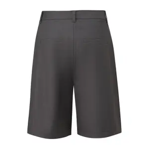 Pleated Wide Leg Chino Trousers Women QS image-1