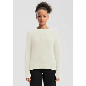 Women's Mélange Knit Raglan Sleeve Pullover QS image-6