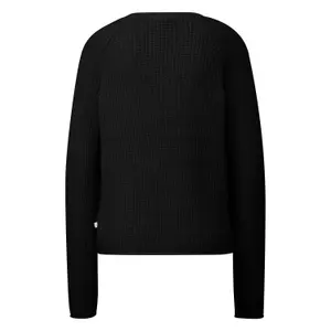Women's Mélange Knit Raglan Sleeve Pullover QS image-1
