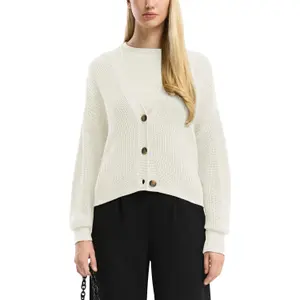 Women's Cotton Blend Cardigan QS image-2