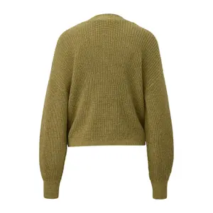 Women's Cotton Blend Cardigan QS image-1