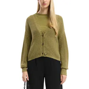 Women's Cotton Blend Cardigan QS image-2
