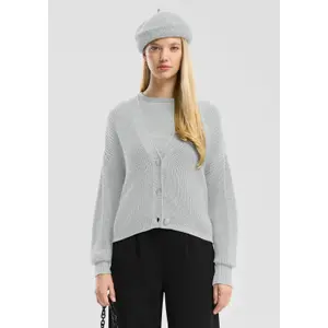 Women's Cotton Blend Cardigan QS image-6