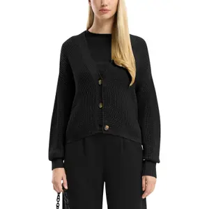 Women's Cotton Blend Cardigan QS image-2