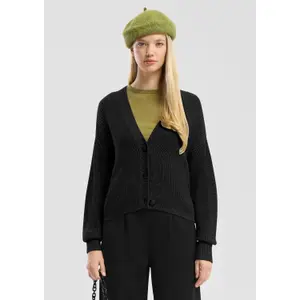 Women's Cotton Blend Cardigan QS image-6