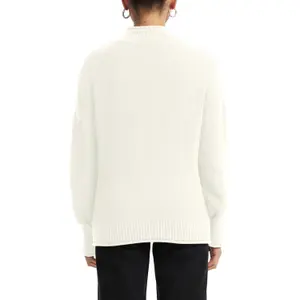 Women's High Neck Knit Sweater QS image-5