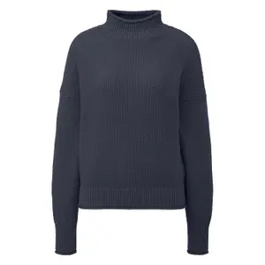 Women's High Neck Knit Sweater QS image-0