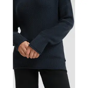Women's High Neck Knit Sweater QS image-3