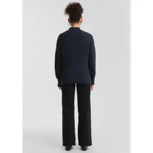 Women's High Neck Knit Sweater QS image-4