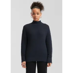 Women's High Neck Knit Sweater QS image-6