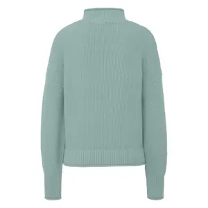 Women's High Neck Knit Sweater QS image-1