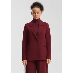 Women's jersey blazer QS image-6