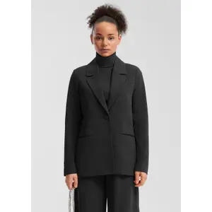 Women's jersey blazer QS image-6