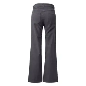 High-Waisted Wide-Leg Corduroy Trousers Ladies QS image-1