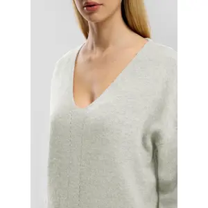 Lacy Knit Jumper Women QS image-3