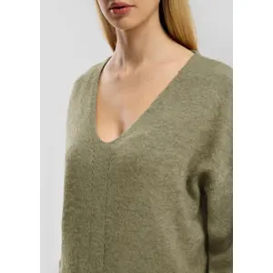 Lacy Knit Jumper Women QS image-3