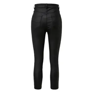 Women's Faux Leather Skinny Fit Trousers QS image-1