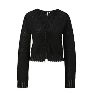 Lace Detail Cardigan for Women QS image-0
