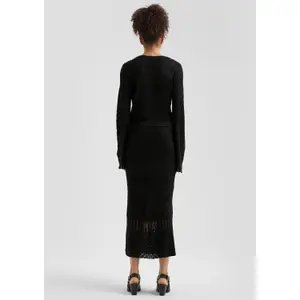 Lace Detail Cardigan for Women QS image-4