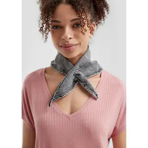 Women's Batwing Sleeve V-Neck T-Shirt QS image-3