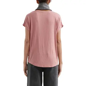 Women's Batwing Sleeve V-Neck T-Shirt QS image-5