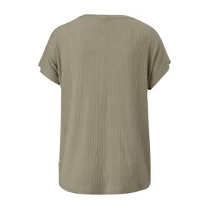 Women's Batwing Sleeve V-Neck T-Shirt QS image-1