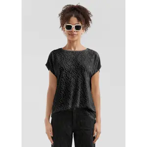 Oversized Devoured Pattern T-Shirt for Women QS image-6