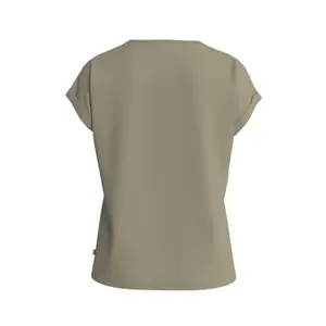 Women's Loose Fit Lyocell Blend T-Shirt QS image-1