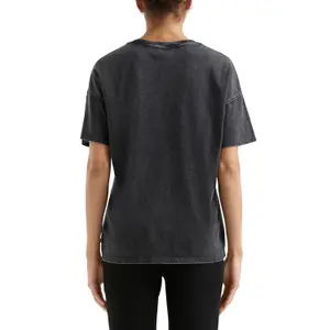 Women's Oversized Graphic Print T-Shirt QS image-5