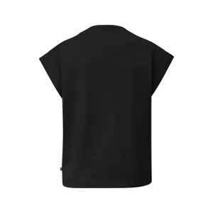Women's Round Neck T-Shirt with Embroidery QS image-1