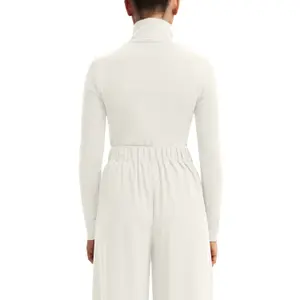 Women's Fitted Long Sleeve Roll Neck T-Shirt QS image-5